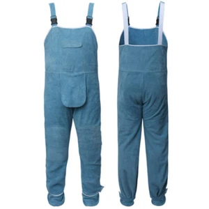 Kamelo Leather Welding Work Pants Heat insulation Protection Rompers Bib (XL) - Picture 1 of 1