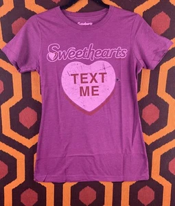 Sweethearts T-Shirt Damen S-M-L-XL Valentinstag Süßigkeiten - Bild 1 von 7
