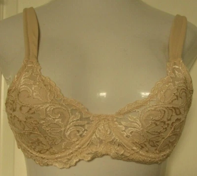 Sujetador con aros Leading Lady talla 34A estilo 5044 beige nuevo sin etiquetas Foto 1 de 2