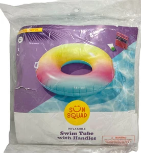 Tubo nuoto gonfiabile Sun Squad Bersaglio con maniglie diametro 33” multicolore nuovo 2022 - Foto 1 di 4