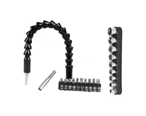 Kit de soporte de brocas de destornillador de extensión de brocas de eje flexible ajustable - Imagen 1 de 24