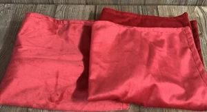 MADIZZ Pack of 2 Super Soft Velvet Decorative Throw Pillow Covers 17x17 Red - Picture 1 of 4