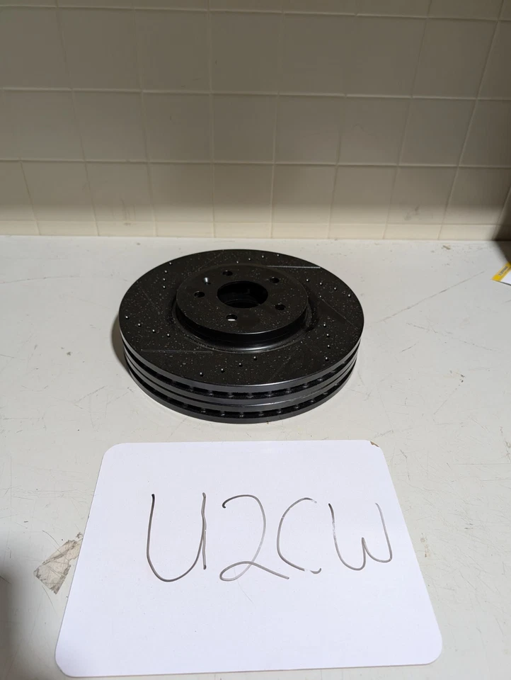 一对/2黑色钻槽盘式制动转子54166 (U2CW) — 第 1/1 张图片