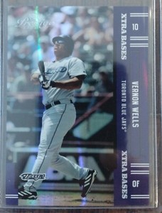 Vernon Wells 2005 Playoff Prestige Xtra Bases #'d084/100 Toronto Blue Jays #10
