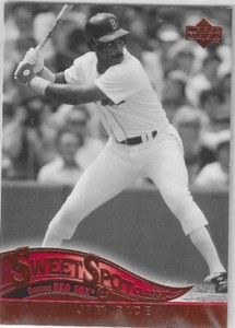 JIM RICE BOSTON RED SOX 2005 UPPER DECK SWEET SPOT CLASSIC BASEBALL CARD