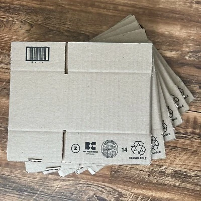 25pk 6x4x4 Cardboard Boxes Mailing Packing Shipping Box Corrugated Carton - Image 1 of 4