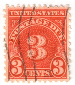 USA - 1930 - Postage Due - Numeral Stamp - 3C - #12 - Picture 1 of 1