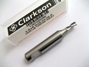 2.8mm COBALT FC3 END MILL SLOT DRILL HSSCo8 3 FLUTED EUROPA CLARKSON 1281020280 - Picture 1 of 7