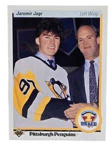 1990 Upper Deck #356 Jaromir Jagr Rookie (RC) - Pittsburgh Penguins - Imagen 1 de 2