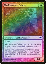 Mudbrawler Cohort FOIL Shadowmoor PLD Red Common MAGIC MTG CARD ABUGames
