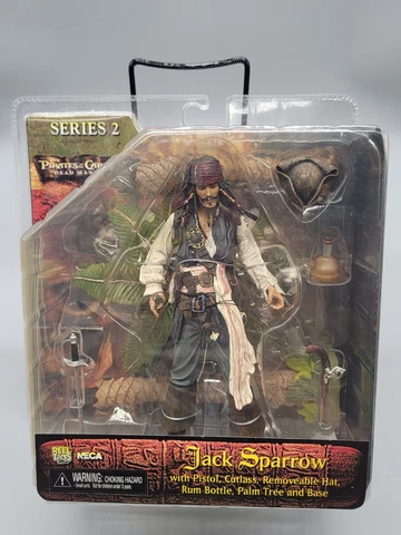 NECA PIRATES OF THE CARIBBEAN DEAD MANS CHEST CAPTAIN JACK SPARROW ACTION FIGURE Cover
