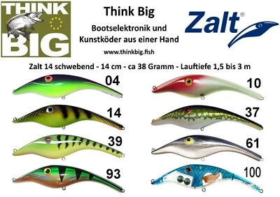 ✅Zalt 14 schwebend & sinkend - DER Kultköder aus Schweden, Wobbler, Jerkbait✅ - Bild 1 von 2
