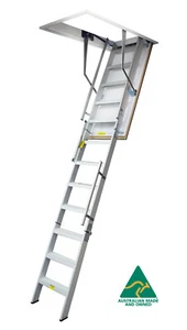 KASW109HC - 3070 to 3360mm Ultimate Series Heavy Commercial Attic Ladder - Picture 1 of 1
