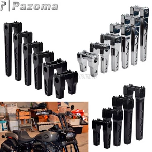 Elevador de manillar estilo elevación recta para motocicleta Harley 1 1/8" barra Dyna Bobber - Imagen 1 de 18