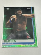 2019 Topps UFC Chrome Curtis Blaydes "Razor" Green Refractor #/99 Heavyweight