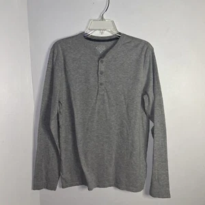 Herren Herren Henley Hemd Grau Rehbock - Bild 1 von 4
