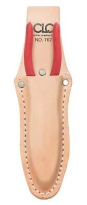 CLC 767 Heavy Duty Leather Brown 8.875" Pliers Holder Tool Pouch - Image 1 of 2