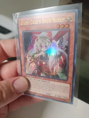 YuGiOh! - Ghost Ogre & Snow Rabbit RA04-EN015 Super Rare 1st Edition Near MintA3 - Image 1 of 4