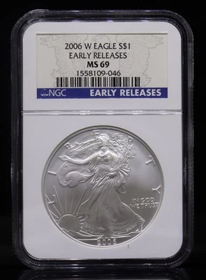 2006-W American Eagle NGC MS69 - Image 1 of 4
