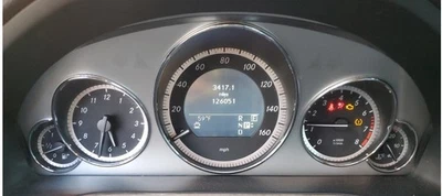 2011-2011 E 级 OE 速度计集群 126K 英里梅赛德斯-奔驰 — 第 1/4 张图片