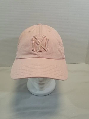 New York Yankees American Needle Cooperstown Collection Strapback Hat Cap Pink  - Image 1 of 4