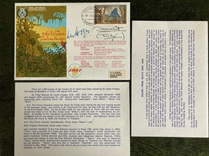 RAF Cover - Escape Asia WW2 Burma Siam Railway - Resistance/SOE - Signed "Nicky" - Picture 1 of 6