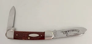 Vtg 1977 CASE XX USA Folding Canoe Knife: Model 62131 3-Dot; Bone; Outstanding - Picture 1 of 6