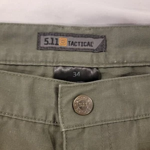5.11 Tactical Ripstop Shorts Men's 34 Green Utility Cargo Canvas Military - Picture 1 of 7
