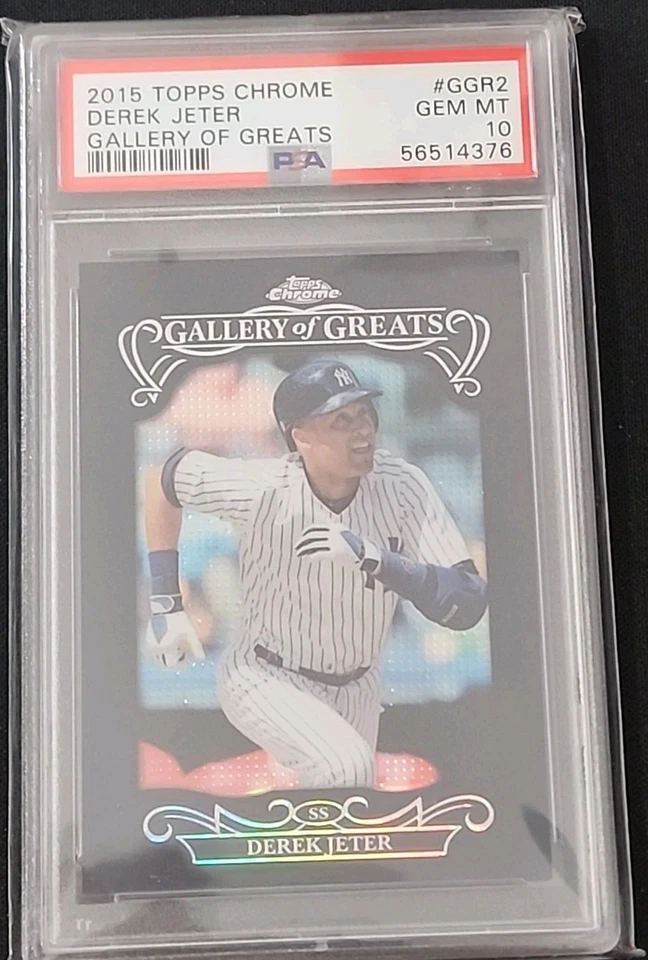2015 Topps GGR-2 Derek Jeter  PSA 10  NY Yankees Gallery OF Greats Refractor - Image 1 of 2