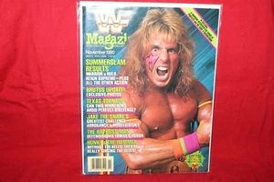 WWF Magazine November 1990 Ultimate Warrior Kerry Von Erich  WWF AWA NWA WWE - Picture 1 of 1