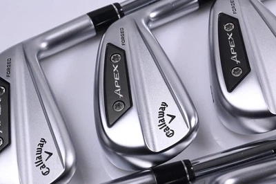 Callaway Apex Ai200 Irons / 6-PW-AW / Regular Flex Dynamic Gold MID 90 R300 - Image 1 of 4