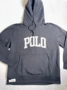 Polo Ralph Lauren Sweater Men’s 1XB The RL Fleece Black Pullover Hoodie - Picture 1 of 11