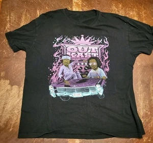 T-Shirt Outkast Rap Band Taglia Uomo X-Large Nera Aliens Low Rider Musica Hip-hop - Foto 1 di 5