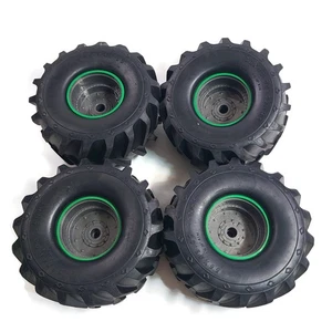 New Bright Grave Digger REPLACEMENT WHEELS / TIRES Monster Truck RC Car 66 x 43 - Picture 1 of 12