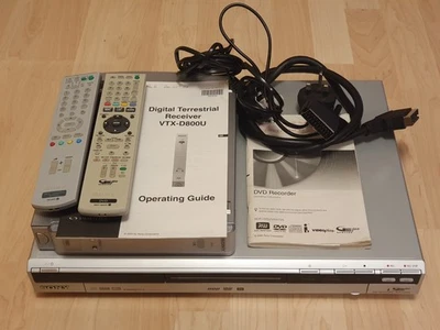 Sony RDR-HX525 Hard Drive & DVD Recorder & Digital Set Top Box plus Remotes - Image 1 of 4