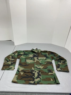 Propper BDU Coat Jacket Mens Medium Regular Woodland Camo Ripstop Military 4 - Image 1 of 4