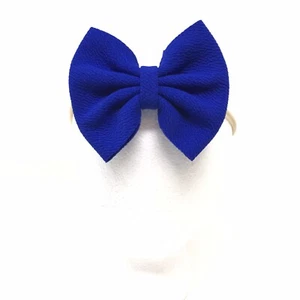 Headband Fabric Nylon Stretchy Cheer Bows Girls 3” Boutique Baby Blue - Picture 1 of 3