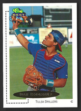 1991 Classic Best Gold IVAN RODRIGUEZ #BC 7 Draft MLB Texas Rangers Baseball