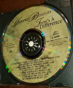 There's A Difference - Heaven Bound (CD 1996 Zion Music Group) Christian Gospel - Foto 1 di 2