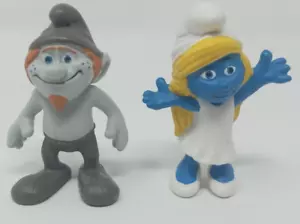 2012 figuras de Schleich Peyo Pitufina y Hackus - Imagen 1 de 7
