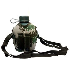 Digital Camouflage Aluminum Army Water Bottle