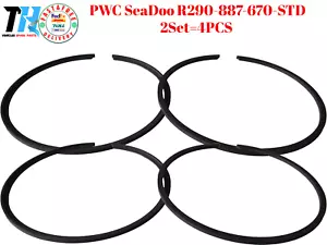 For PWC SeaDoo Personal Watercraft R290-887-670 STD 720cc Piston Ring x4PCS - Picture 1 of 8