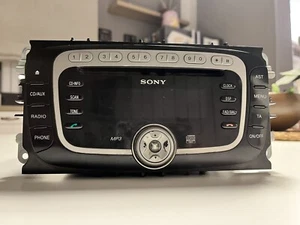 FORD RADIO GALAXY FOCUS MONDEO SMAX TRANSIT SONY STEREO DAB CD Con Codice Di Sul - Foto 1 di 7