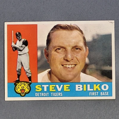 1960 Topps Baseball #396 Steve Bilko - Tigers - Nm-Mt High Grade Vintage - Image 1 of 2