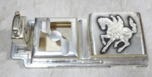 VTG/Antique 1940s Art Deco Pegasus Lighter Ashtray Cigarette Case Desk Set Japan - Picture 1 of 14