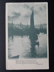 COLBRIDGE QUOTE Cloud & Seascape Studies c1902 UB Postcard by Valentine Bath PM - Picture 1 of 2