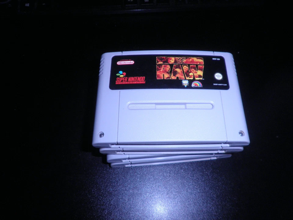 Super Nintendo SNES - wwf raw  - cart only - Image 1 of 1