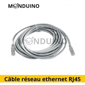 CÂBLE RÉSEAU ETHERNET RJ45 5M CAT ROUTEUR MODEM ORDINATEUR PC BOX INTERNET - Afbeelding 1 van 1