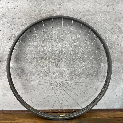 Vintage 700c Rims Ultra Hard Anno Anodized Eyeletted 32h Road Hoop Set Clincher - Image 1 of 4