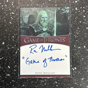 ROSS MULLAN Game Of Thrones Legends Of The Realm Auto Inscription - SP - Picture 1 of 2